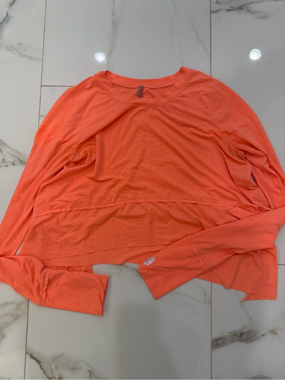 free people  Coral Long-Sleeve Lightweight Top